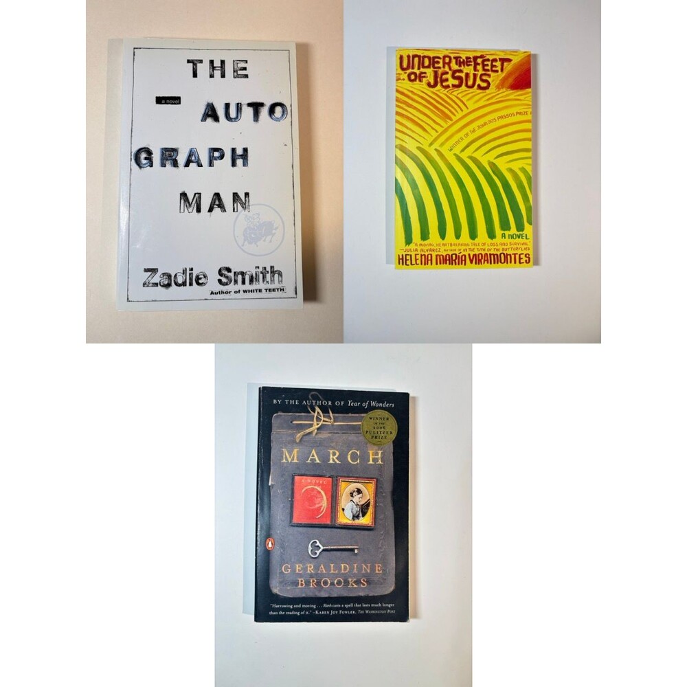 Lot of 3 Book Club Picks Geraldine Brooks Zadie Smith Viramontes GOOD